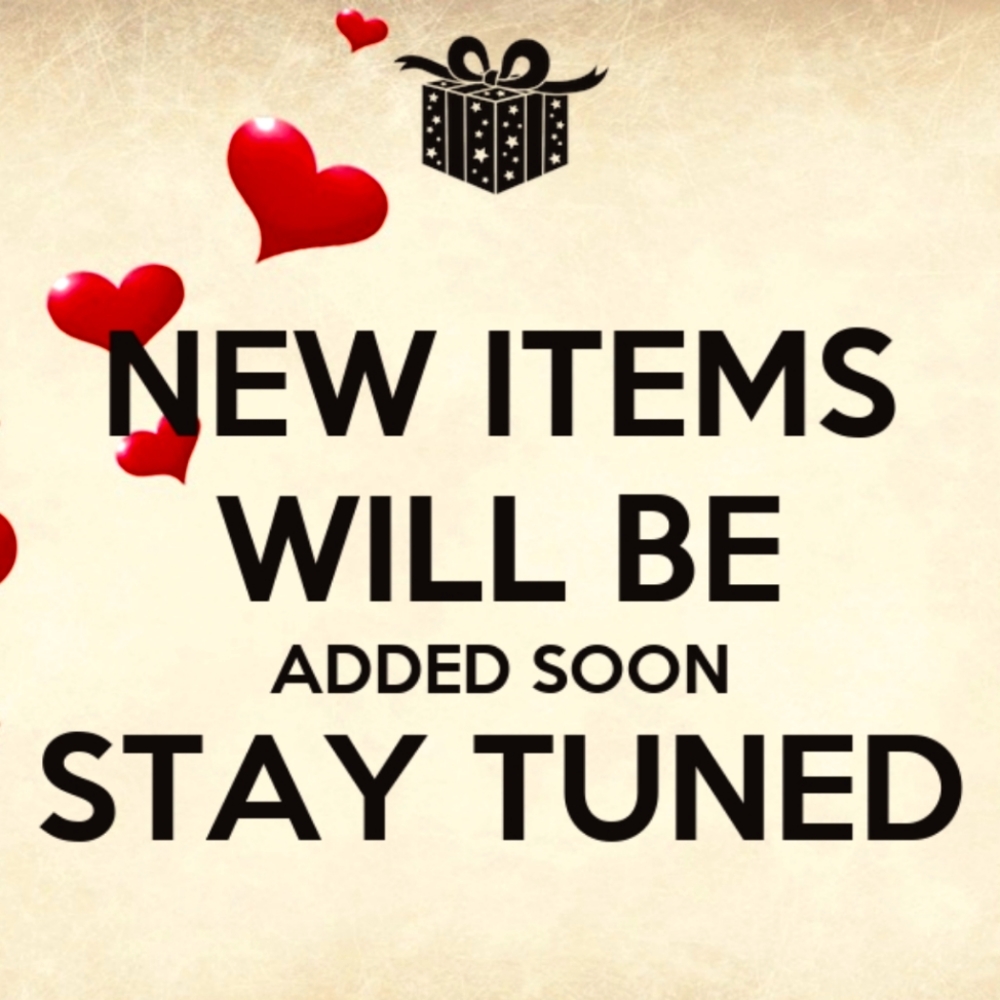 New items are being added stay tuned